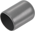uxcell 20pcs Rubber End Caps 17mm ID Vinyl PVC Round Tube Bolt Cap Cover Screw Thread Protectors Dark Grey