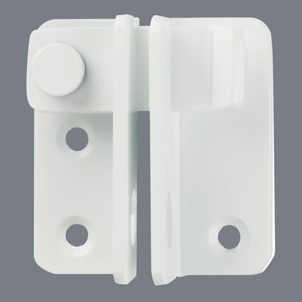 Alise Flip Latch Gate Latch White Shed Lock Shed Latch Barn Door Lock Locking Latches for Barn Fence Cabinet Garden Garage Window Pet Dog Cage,Stainless Steel Shed Door Latch Barn Door Lock,S-Size