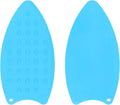 HARFINGTON 2pcs Silicone Iron Rest Pad, Multipurpose Iron Hot Resistant Mat Iron Rest Plate for Ironing Board Hot Heat Resistant Steam Compact Mat, Blue