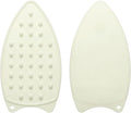 HARFINGTON 2pcs Silicone Iron Rest Pad, Multipurpose Iron Hot Resistant Mat Iron Rest Plate for Ironing Board Hot Heat Resistant Steam Compact Mat, Cream