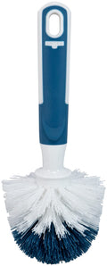 Unger Sink and Dish Scrub Brush, Kitchen Washing Scrubber for Hard-to-Reach Corners, Small Cleaning Supplies, Non-Scratch Bristles, Glassware, Pots, Pans, Tumblers, Drains, and Disposals