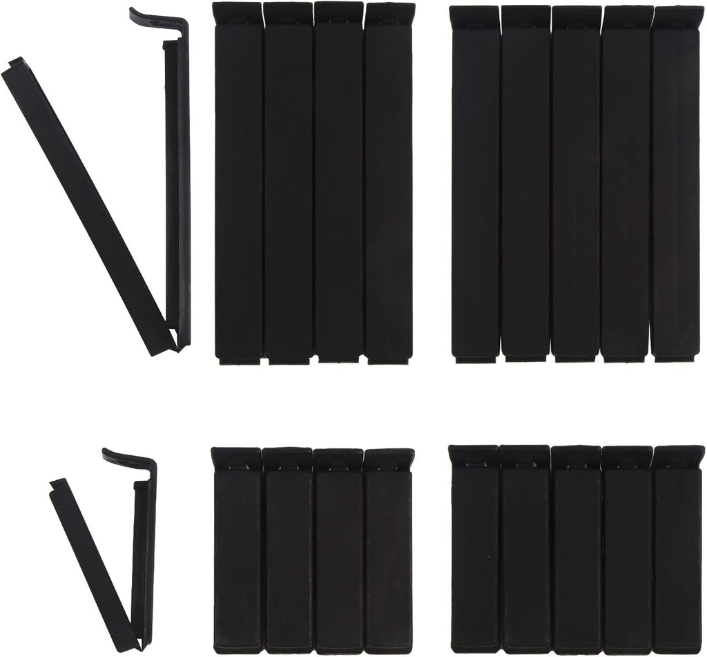 DIYASY Food Bag Clips,30 Pack Plastic Snack Sealing Clip for Food Storage & Packages Assorted Sizes
