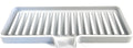 Happitasa Silicone Soap Dish Tray and Sponge Holder with Drain Chute | Bathroom and Kitchen Sink Organizer Caddy (Light Grey, 9"x3.5", 5.6 Ounces)