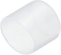 uxcell 20pcs Rubber End Caps 30mm ID Vinyl PVC Round Tube Bolt Cap Cover Screw Thread Protectors Clear