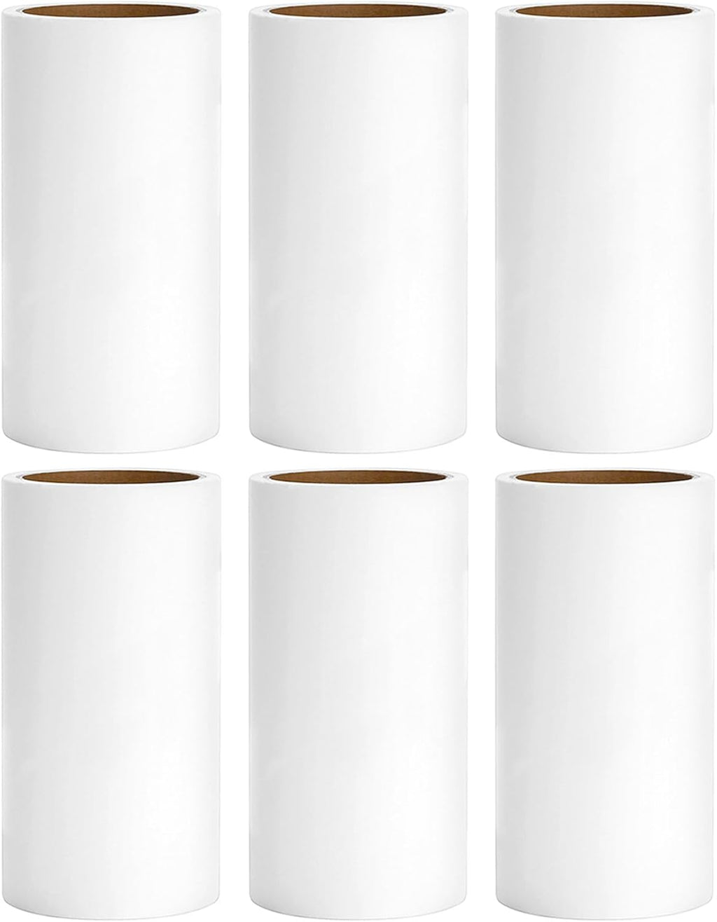 4 inch Lint Roller Refills Compatible with Evercare Extra Sticky Pet Lint Roller Replacement Refills 60 Sheets Each Roll 6-Pack 360 Sheets Total (1 1/2'' Inside Dia.)