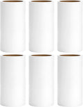 4 inch Lint Roller Refills Compatible with Evercare Extra Sticky Pet Lint Roller Replacement Refills 60 Sheets Each Roll 6-Pack 360 Sheets Total (1 1/2'' Inside Dia.)