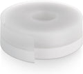 Silicone Weather Stripping Door Seal Strip, 16.4 Feet Self Adhesive Sealing Sticker Sealing Tape for Door Draft Stopper Adhesive for Doors Windows Shower Glass Gaps (Transparent, Width 25mm)