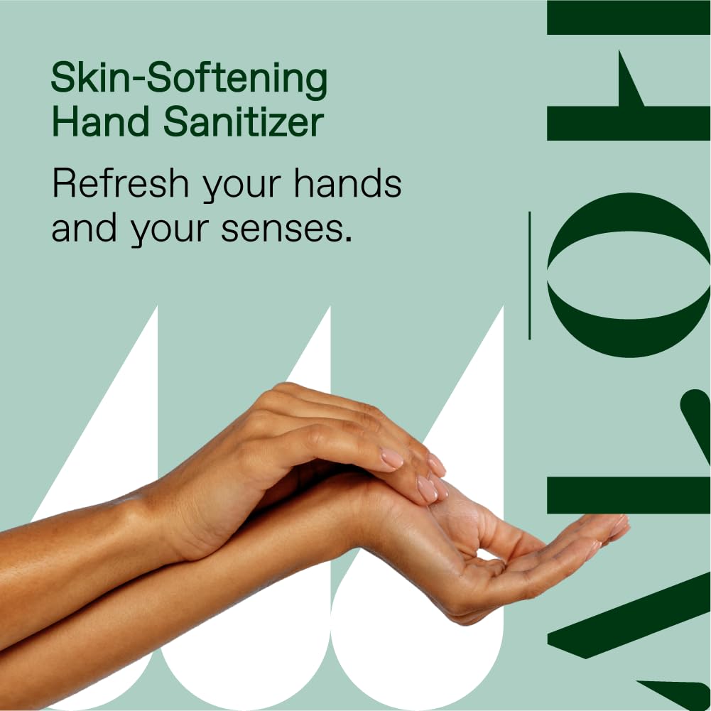 ALŌH Sanitizing Hand Gel 2-pack | Sweet Orange Bergamot + Aloe | 70% Alcohol Hydrating Hand Sanitizer Gel with Essential Oil, for Kids & Adults | 8oz Bottle (Set of 2)