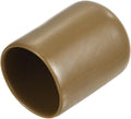 uxcell 20pcs Rubber End Caps 19mm(3/4") ID Vinyl PVC Round Tube Bolt Cap Cover Screw Thread Protectors Light Brown