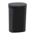 Automatic Motion Sensor Bathroom Trash Can with Lid, 13 Gallon Touchless Trash Bin, Smart Dog Proof Garbage Can, Touch Free Waste Basket for Toilet, Office, Bedroom,Black
