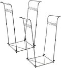 2 Pack Trash Bag Holder, 30-45 Gallon Garbage Bag Holder, Metal Portable Leaf Bag Holder, Multi-use Trash Bag Holder Stand for Indoor, Outdoor, Camping, Parties