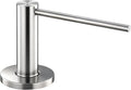 GAPPO Soap Dispenser for Kitchen Sink, Built in Sink Soap Dispenser, Brushed Nickel Stainless Steel Pump Head, Lotion Dispenser with Refillable 17 OZ Bottle
