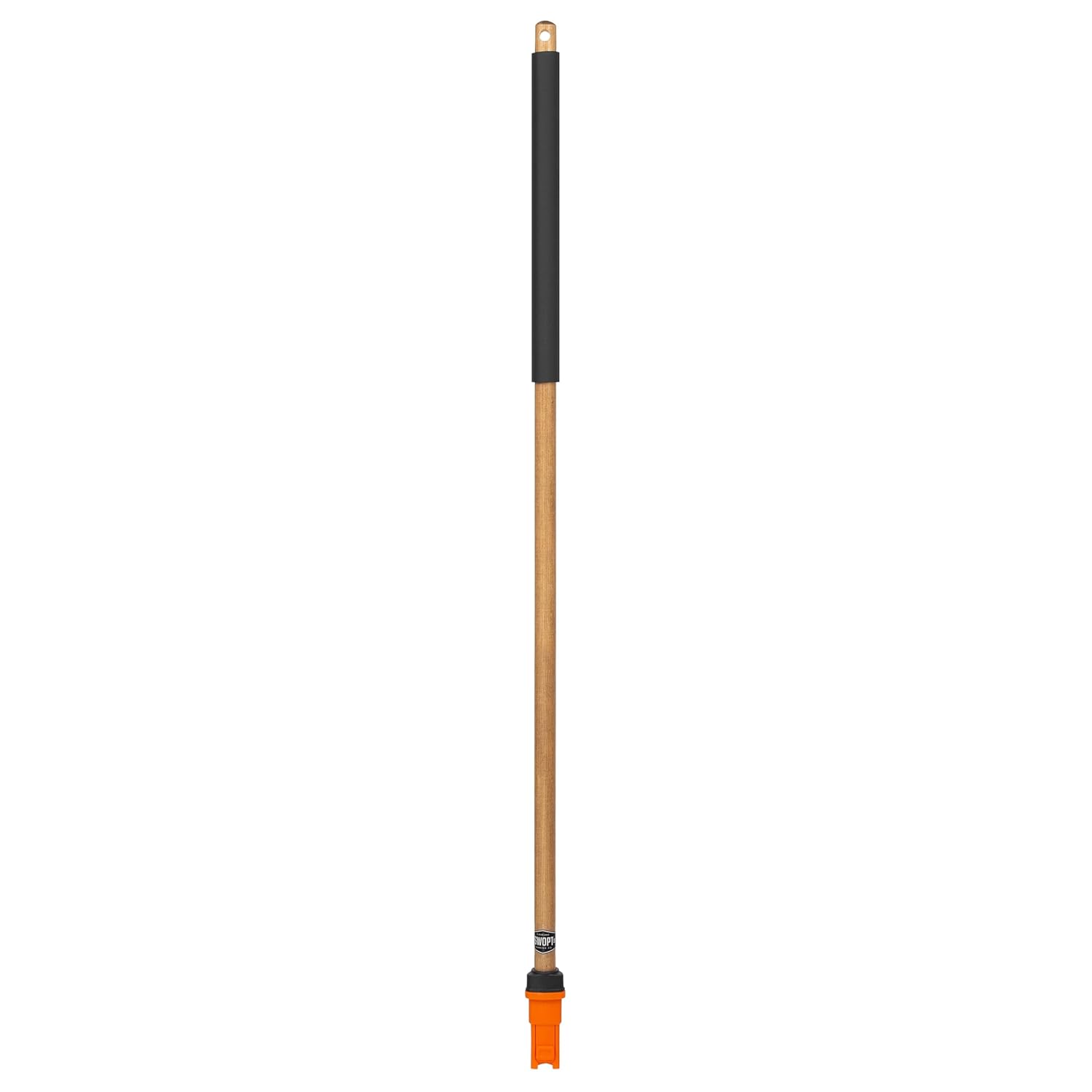 SWOPT Premium 48” EVA Foam Comfort Grip Wooden Handle – Ergonomic Design Eliminates Loose Handles —Interchangeable with All SWOPT Cleaning Products for More Efficient Cleaning and Storage