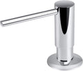 Samodra Sink Soap Dispenser, Metal Pump Head Liquid Lotion Countertop Kitchen Bathroom Soap Dispenser with 12 OZ PET Bottle