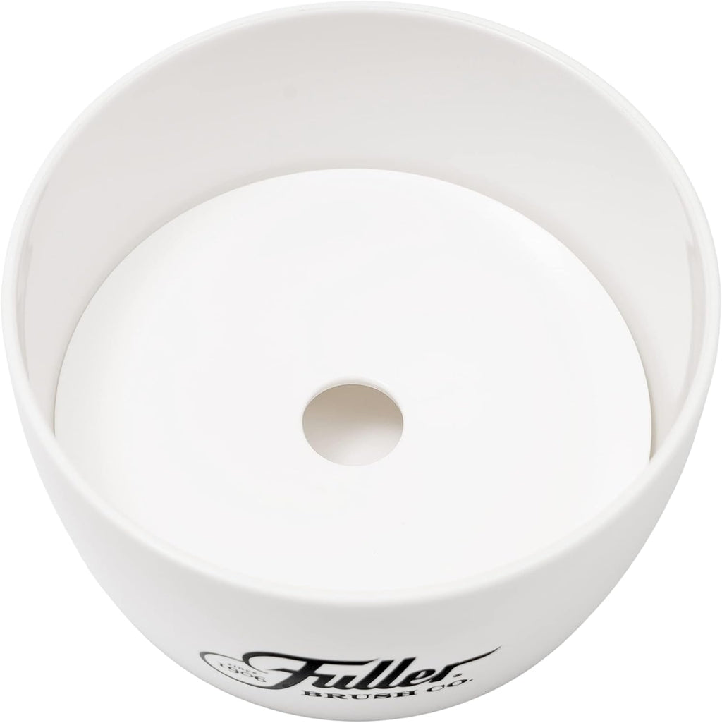 Fuller Brush Handy Holder with Drain Rack – Small Sink Caddy for Organizing Cleaning Sponges & Tools – Removable Drain Tray, Dishwasher Safe – White