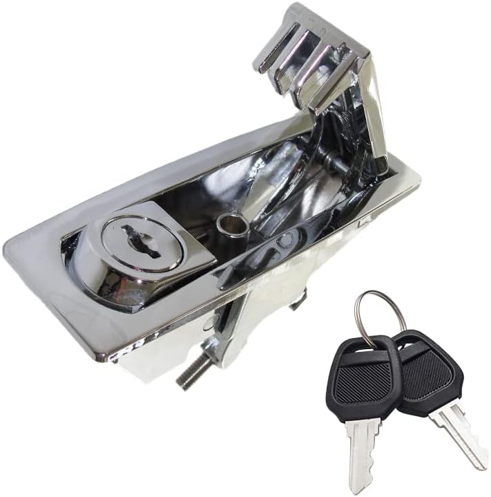 4Pcs Compression Latch Lock Trigger Latch Lock Zinc Alloy Adjustable Lever Hand Operated Compression Latches Flush Mount Silver