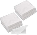 SEVENWELL 100pcs Jewelry Cleaning Cloth White Polishing Cloth for Sterling Silver Gold Platinum Small Silver Polish 8x8cm