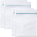 4 Pcs Large Mesh Laundry Bags for Delicates Intimates Lingerie with Zipper 2 Pcs 20” x 24”, 2 Pcs 24” x 24”
