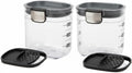 Progressive PKS-401 1.5 Cup Mini Prokeeper+ Airtight Silicone Seal Storage Container Great For Spices & Baking Acessories (2- Piece)