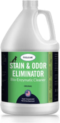 Strong Stain & Odor Eliminator - Cats & Dog Enzymatic Urine Destroyer -MADE IN USA- Fresh Scent Multi-Purpose Pet Stain Remover for Floors, Carpet, Bathrooms, Drains & Trash Deodorizer cleaner, 128oz