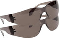 Quest Protective Apparel Safety Glasses for Men and Women - Anti Fog Safety Goggles for Shooting, Lab, or Construction – Polycarbonate Eye Protection [Smoke & Pack of 2]