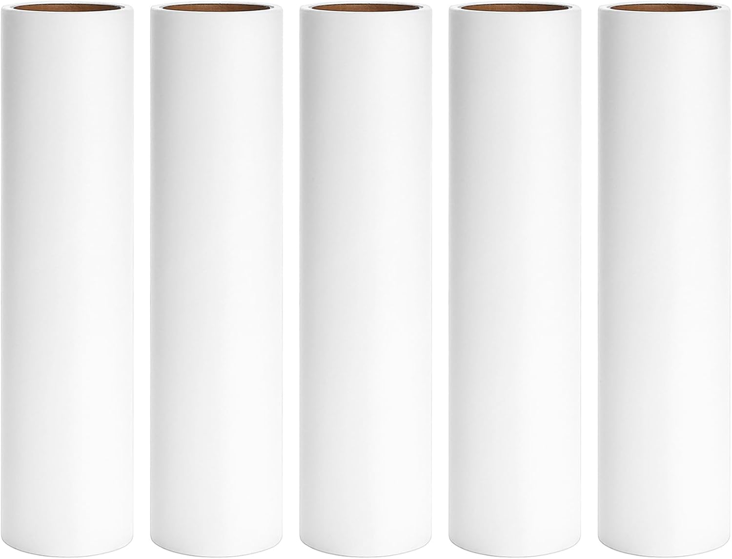 9.45 inch Large Lint Roller Refills for 9.4'' - 9.5'' Wide Lint Rollers for Pet Hair Extra Sticky Floor Lint Remover Refill 60 Sheets per Roll 5 Pack Total 300 Sheets