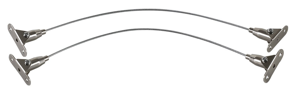 Mount-It! Furniture Anti-Tip Anchor - Steel Child Safety Straps | Secure Wall Anchors for Bookshelf, Dresser, Cabinet, Earthquake Protection for Babies and Pets, 2 Pack, Hardware Included