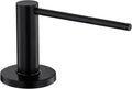 GAPPO Soap Dispenser for Kitchen Sink, Built in Sink Soap Dispenser, Matte Black Stainless Steel Pump Head, Lotion Dispenser with Refillable 17 OZ Bottle