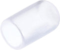 uxcell 20pcs Rubber End Caps 8mm(5/16") ID Vinyl PVC Round Tube Bolt Cap Cover Screw Thread Protectors Clear