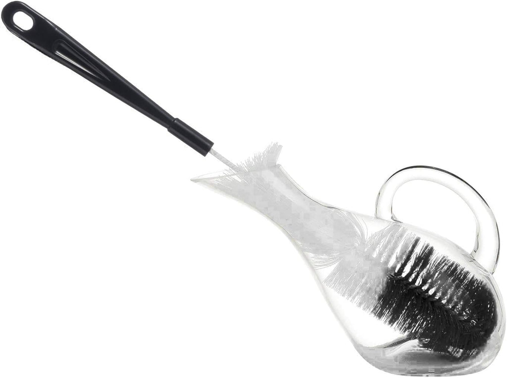 ALINK 3-Pack Long Black Bottle Cleaning Brush for Narrow Neck Beer/Wine/Flask/Thermos/Sport Well, Brewing Bottle Cleaner, 16 Inches