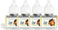 Scent Fill Cinnamon Apple Plug in Air Freshener, 4 Scented Oil Refills