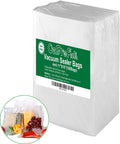 O2frepak 100 Gallon Size 11" x 16" 4mil Thick Vacuum Sealer Bags with BPA Free and Puncture Prevention,Vacuum Seal Freezer Bags,Great for Sous Vide Vaccume Sealer PreCut Bags