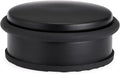 Sumnacon Heavy Duty Floor Door Stopper No Drill, Durability Stainless Steel Door Stops with Anti-Skid Rubber - Contemporary Decorative Safety Doorstop for Home Office Commercial Industrial, Black