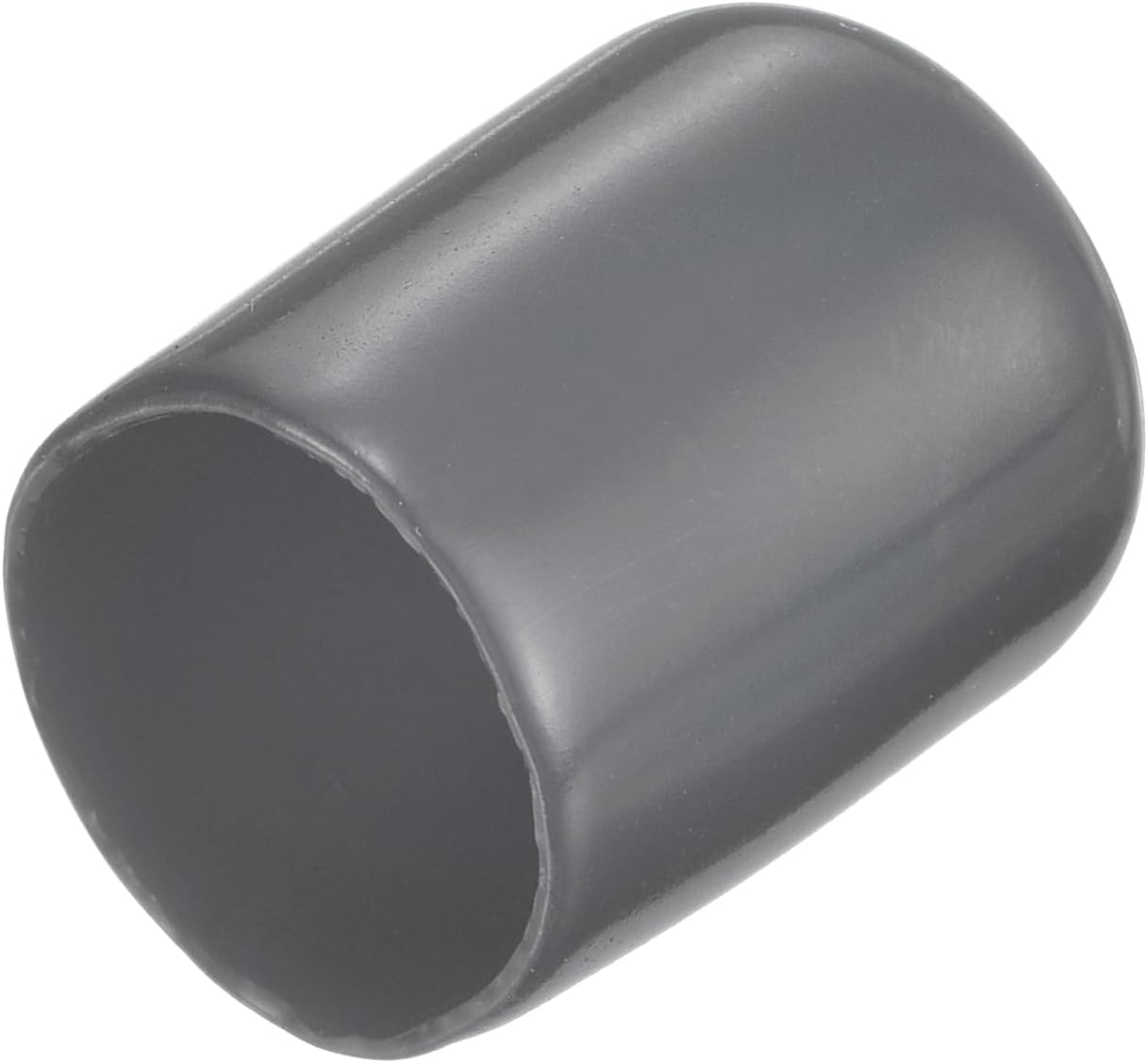 uxcell 20pcs Rubber End Caps 14.5mm ID Vinyl Round Tube Bolt Cap Cover Thread Protectors Dark Grey
