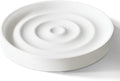 Diatomite Soap Dish Holder, Stone Bath Dish, Quick Dry Stone Bar Holder, Fast Drying Soap Saver, Diatomaceous Earth Tray for Hand Soap, Sponge Organizer, White
