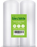 VacYaYa 2 Pack 11x50 (Total 100 feet) Vacuum Sealer Bags Rolls with BPA Free and Heavy Duty,Commercial Grade Vaccume Seal Bags Rolls Work with Any Types Vacuum Sealer