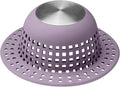 Shower Drain Hair Catcher, Bathtub Drain Cover Foldable Silicone Shower & Tub Protector for Pop-Up & Regular Drains