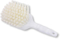 SPARTA 40541EC02 Plastic Scrub Brush, Utility Brush, Kitchen Brush With Hanging Hole For Cleaning, 8 Inches, White
