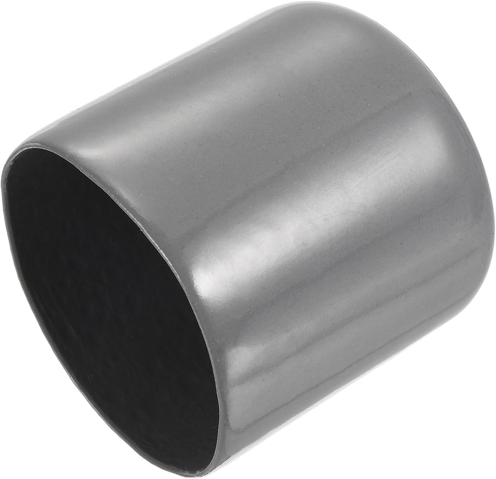 uxcell 20pcs Rubber End Caps 39mm ID Vinyl Cap Cover Screw Protectors Dark Grey