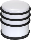 Sumnacon Heavy Duty Floor Door Stopper No Drill - Durability Stainless Steel Door Stop with Anti-Skid Rubber - Contemporary Safety Doorstop for Home Office Commercial Industrial,White
