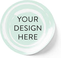 100 Custom Vinyl Stickers - Upload Your own Image, Text, Design, Logo - Personalized Logo Labels for Handmade, Packaging, Bottle, Jars, Candle, Brand Stickers (Mint, 3x3)
