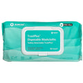 SUNKISS Trustplus Wet Wipes for Adult No Rinse, Extra Large 8”x12” Body Cleaning Washcloths for Elderly Incontinence & Cleansing, Unscented, 50 Count