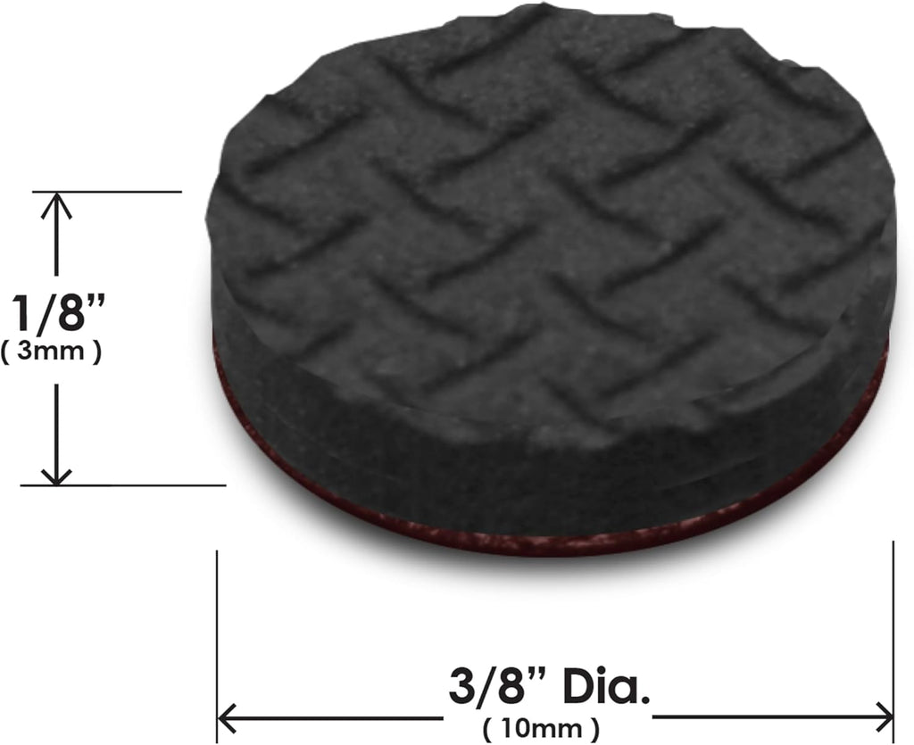 Slipstick GorillaBumperPads Premium Cabinet Door Bumpers 3/8” Round Non Slip Pads, Cabinet Stoppers, Bumpers for Drawers, Cupboards, Cutting Boards, Glass Tops, Picture Frames, 64 Gripper Dots