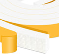Strong Adhesive Weather Stripping for Doors and Windows, High Density Door Seal, SoundProof Weatherproof Foam Insulation Tape, Windproof, Anti-Scratch Weatherstrip (3/4 in x 1/2 in x 13Ft)