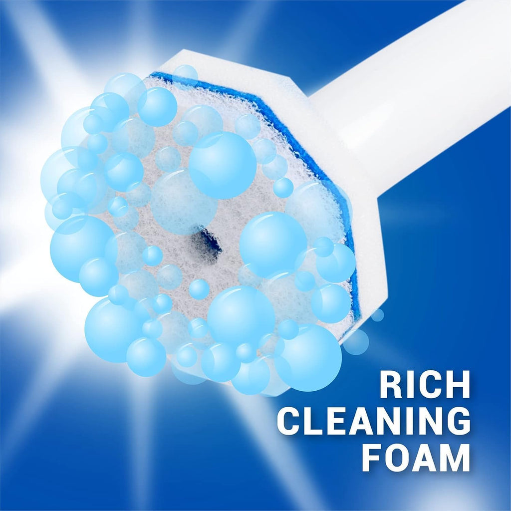 80 Pcs Toilet Wand Refills, Disposable Toilet Brush,Disposable Toilet Bowl Brush Replacement Heads,for Bathroom Cleaning,Clean Toilets,bathtubs,mop Pools, wash basins