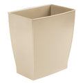 iDesign Small Bathroom Trash Can, Ideal for Primary and Guest Bathroom or Office, Brown, Made in USA