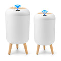 2 Pack Automatic Trash Can 12L /3 Gallon and 10L /2.64 Gallon Bathroom Trash Bin with Lid Touchless Small Smart Motion Sensor Garbage Cans for Kitchen, Bathroom,Living Room and Bedroom