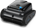 Y50S Robotic Pool Cleaner, Upgraded Motor, Powerful Wall-Climbing with Scrubber Brushes, Smart Path Navigation, Cordless Pool Vacuum for Inground Pools up to 2000 Sq.ft (Blue)