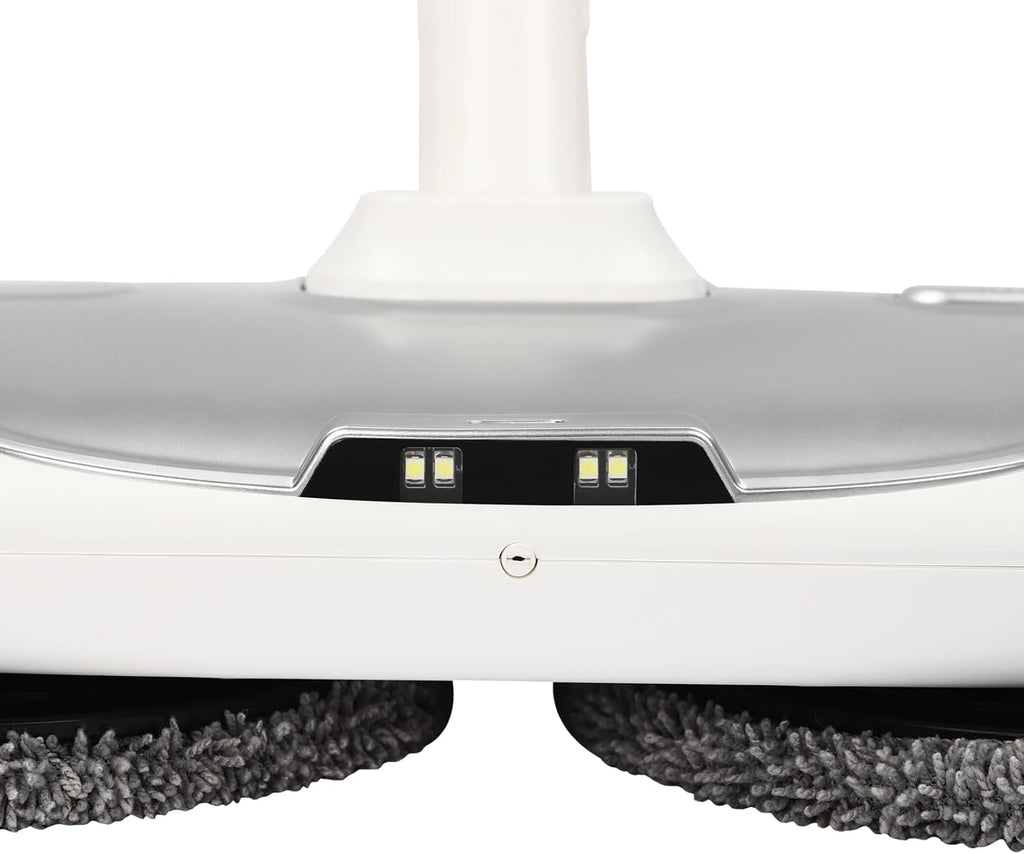 Cordless Electric Floor Cleaner Electric Mop Floor Cleaner Automatic Cleaning Buckle Rechargeable Floor Polisher Up to 100 mins with LED Headlight Water Sprayer for Wooden Marble Tile Hardwood Floor