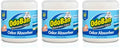 OdoBan Solid Odor Absorber Eliminator for Home and Small Spaces, Fresh Linen Scent, 14 Ounces Each, 3-Pack